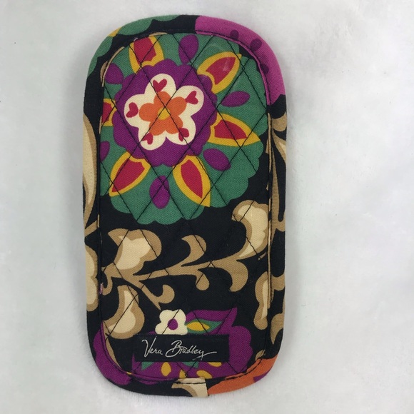 Vera Bradley two pocket soft glasses case - Picture 4 of 7